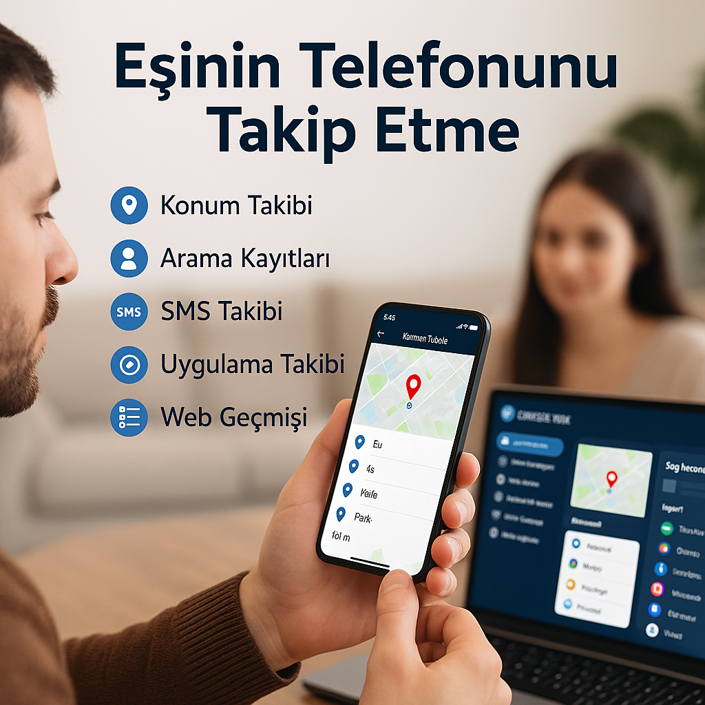 eşinin telefonunu takip etme
